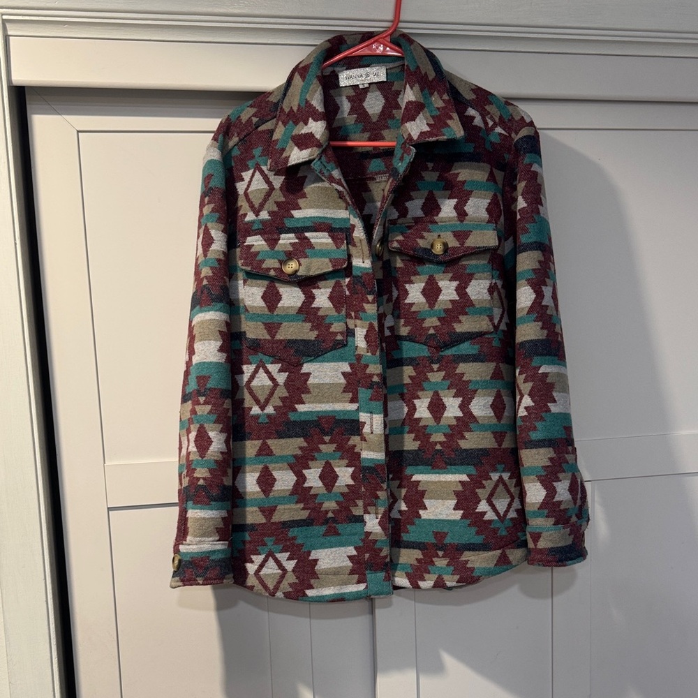 Women's Aztec shacket